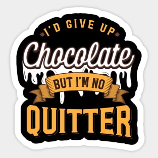 Chocolate Lover Gift Sticker